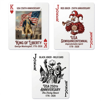 🦅🃏USA 250th Anniversary Commemorative Playing Cards