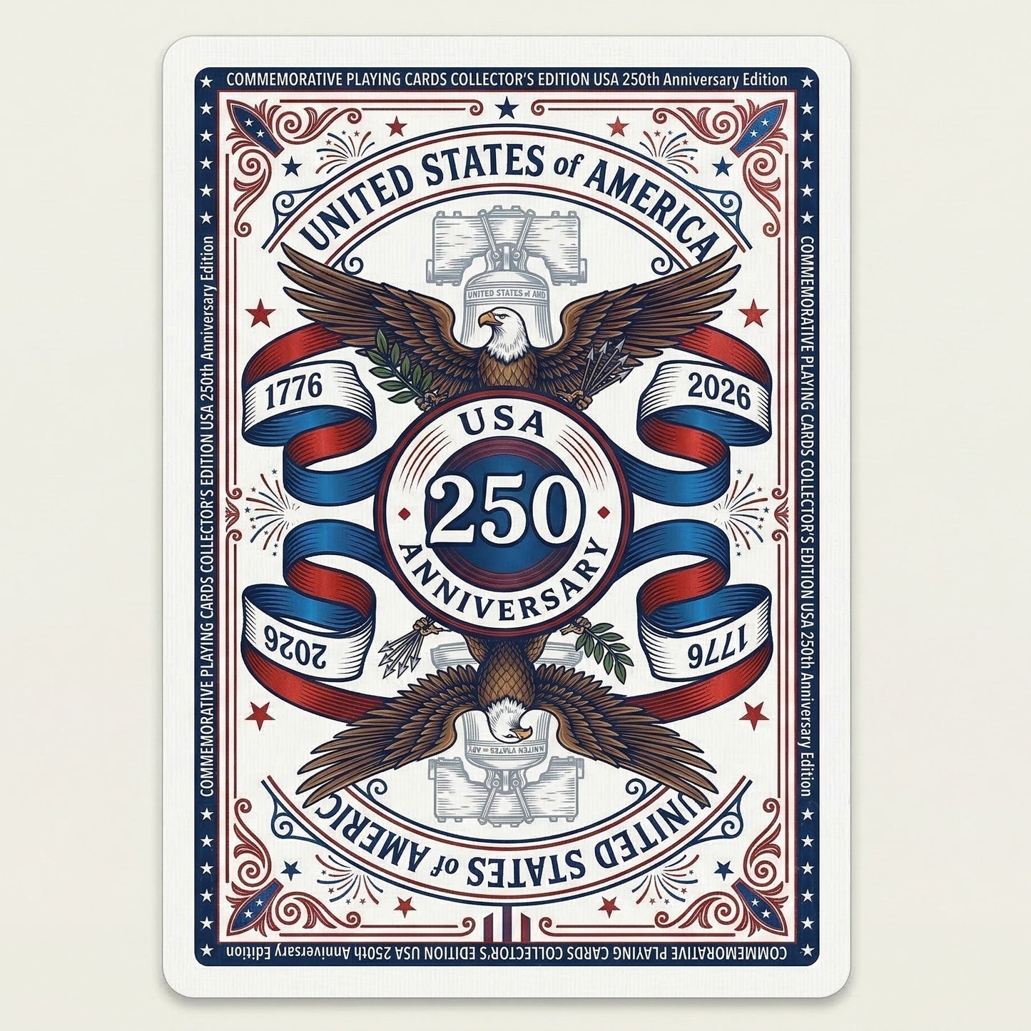 🦅🃏USA 250th Anniversary Commemorative Playing Cards