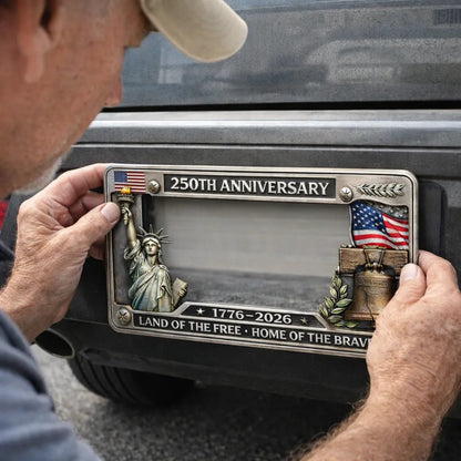 🗽LAST DAY 49% OFF-🦅250th Anniversary Commemorative License Plate Frame