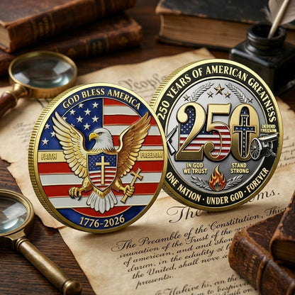 🔥LAST DAY 50% OFF✨9PCS USA 250th Anniversary Commemorative Coin Gift Set