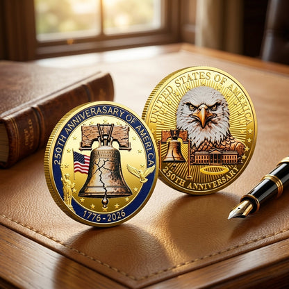 🔥LAST DAY 50% OFF✨9PCS USA 250th Anniversary Commemorative Coin Gift Set