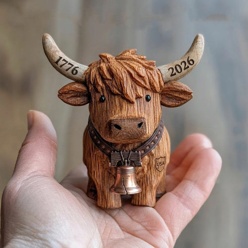 Move over, bald eagles! There’s a new patriot in town, and it’s delightfully fluffy. 🦅➡️🐮