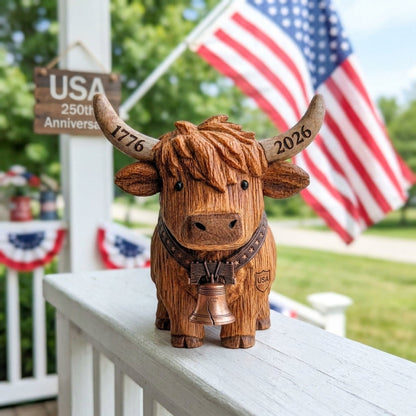Move over, bald eagles! There’s a new patriot in town, and it’s delightfully fluffy. 🦅➡️🐮