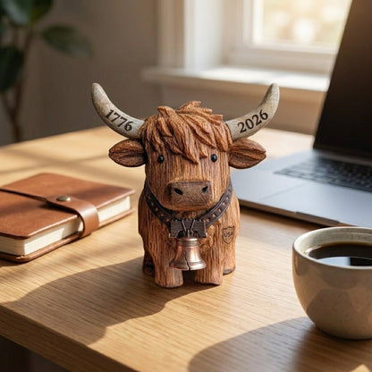 Move over, bald eagles! There’s a new patriot in town, and it’s delightfully fluffy. 🦅➡️🐮