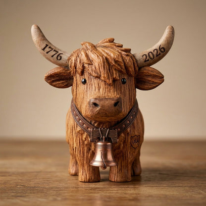 Move over, bald eagles! There’s a new patriot in town, and it’s delightfully fluffy. 🦅➡️🐮