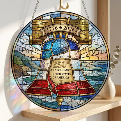 🔥LAST DAY49% OFF🔥 - 250th Anniversary United States Stained Puzzle Hanging ornament