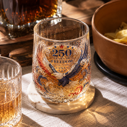 Limited Edition 2026 USA 250 Years of Freedom Eagle Glass
