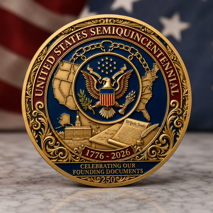 🔥Summer Sale 49% OFF🔥United States 250th Anniversary Commemorative Challenge Coin