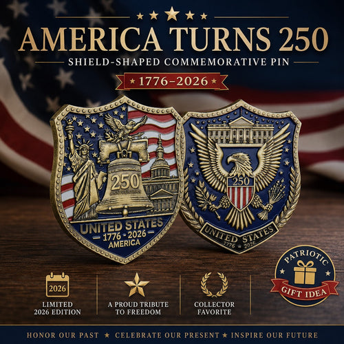 America 250 Shield Commemorative Coin