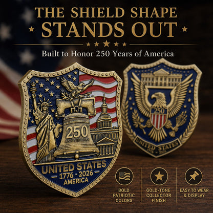 America 250 Shield Commemorative Coin