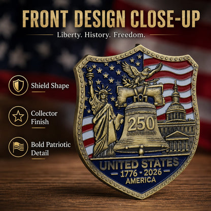America 250 Shield Commemorative Coin