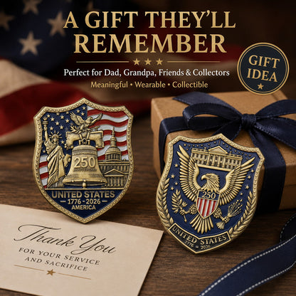 America 250 Shield Commemorative Coin