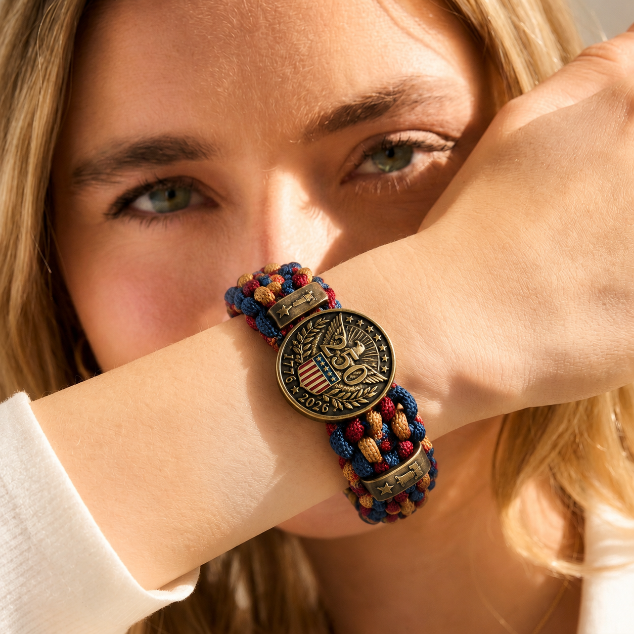 🔥Summer Sale 49% OFF🔥250th Anniversary Patriotic Paracord Bracelet (1776–2026)