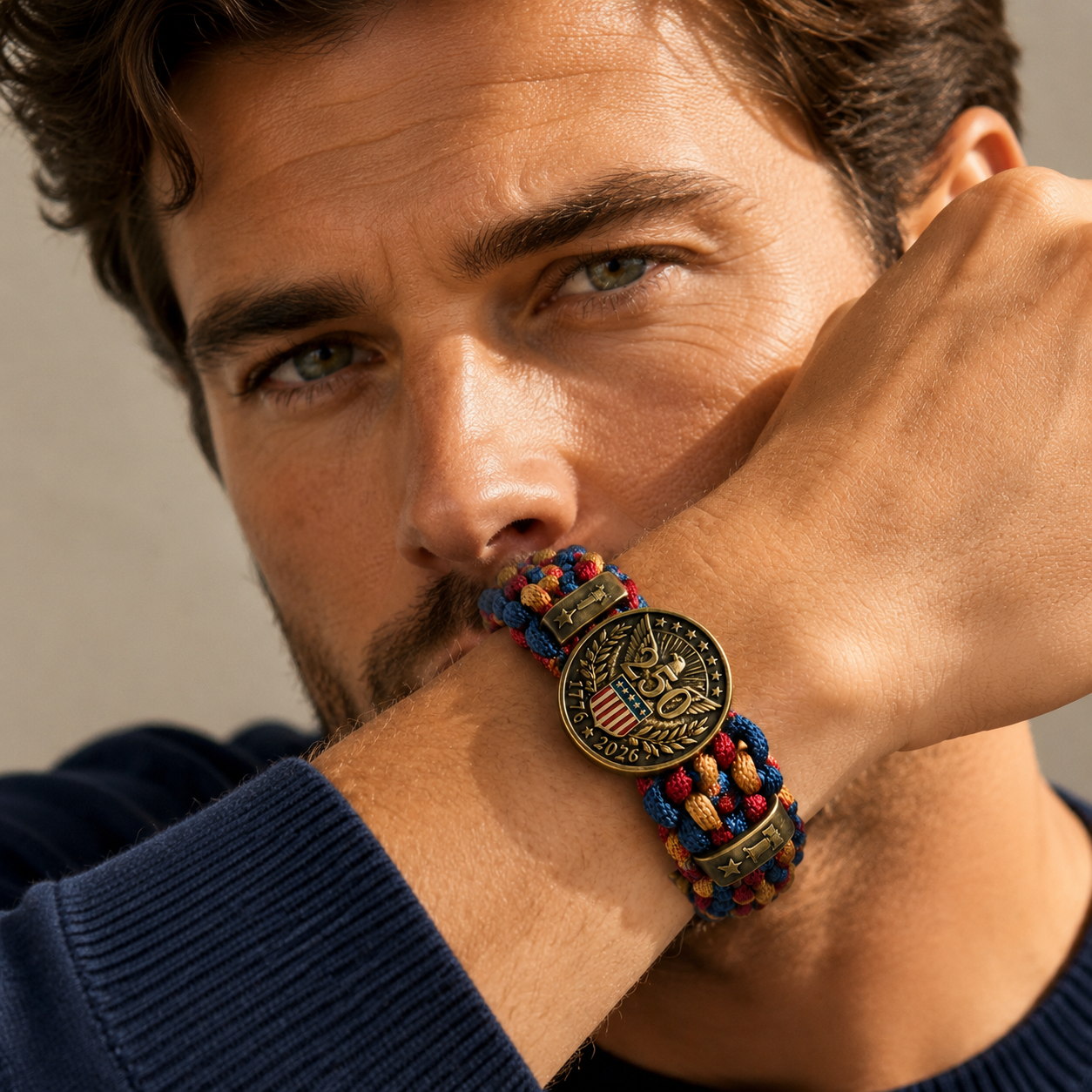 🔥Summer Sale 49% OFF🔥250th Anniversary Patriotic Paracord Bracelet (1776–2026)