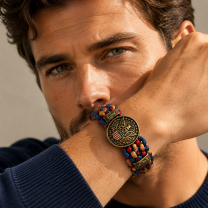 🔥Summer Sale 49% OFF🔥250th Anniversary Patriotic Paracord Bracelet (1776–2026)