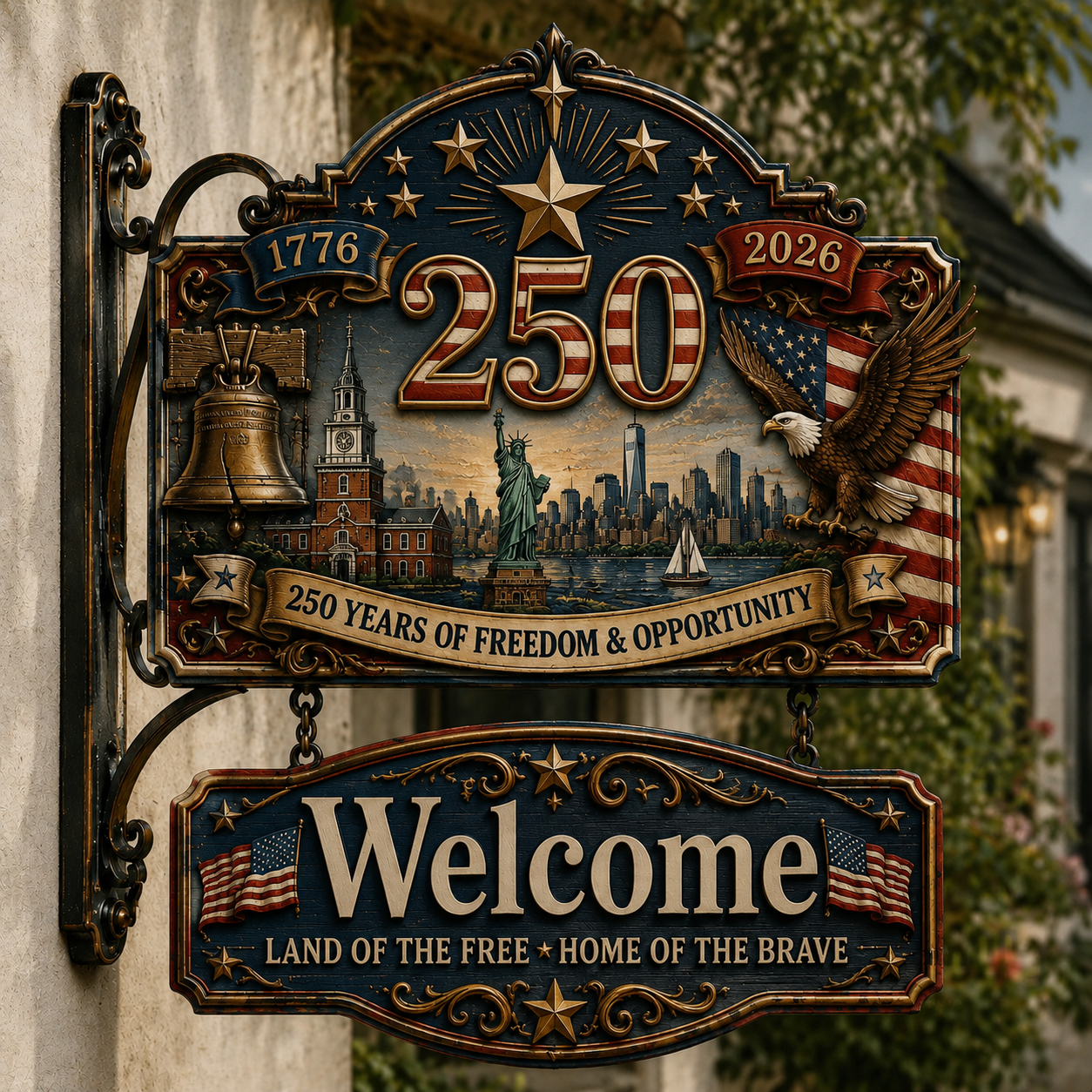 🔥Last Day 49% OFF🔥 - USA 250th Anniversary Welcome Sign