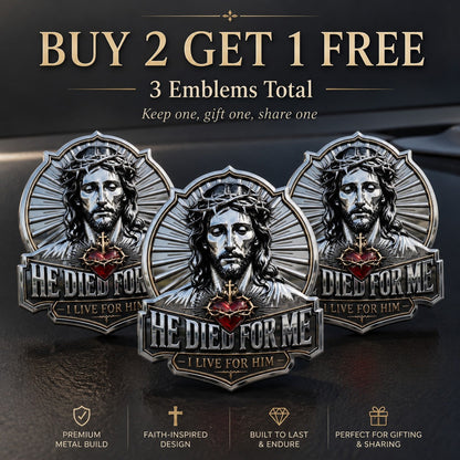 🔥Last Day 49% OFF🔥 -He Died For Me Emblem
