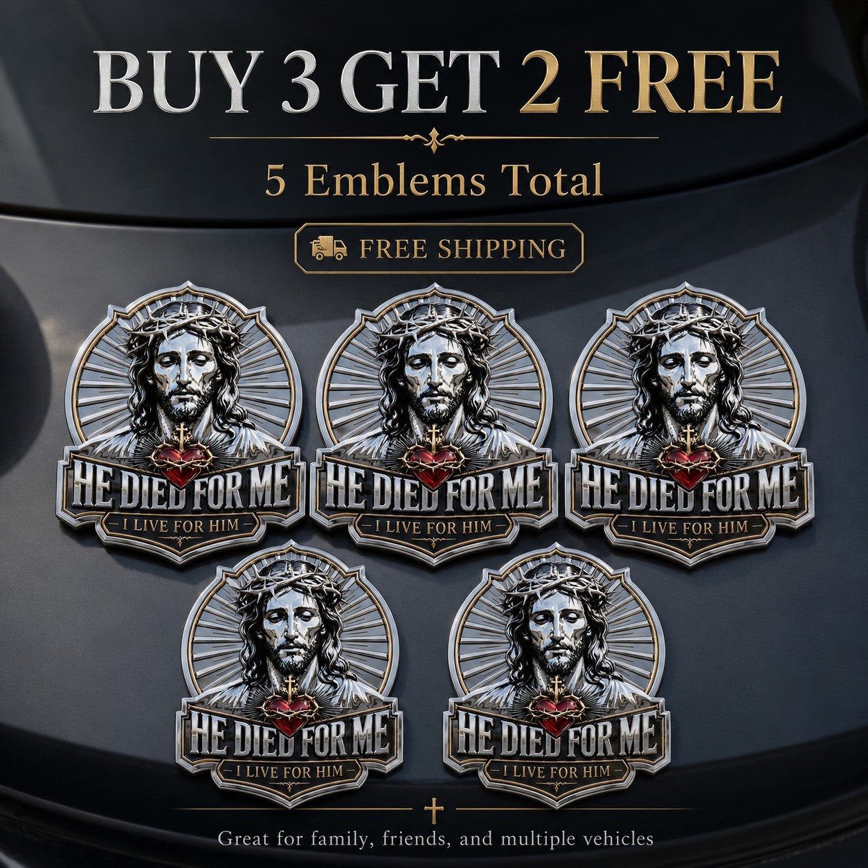 🔥Last Day 49% OFF🔥 -He Died For Me Emblem