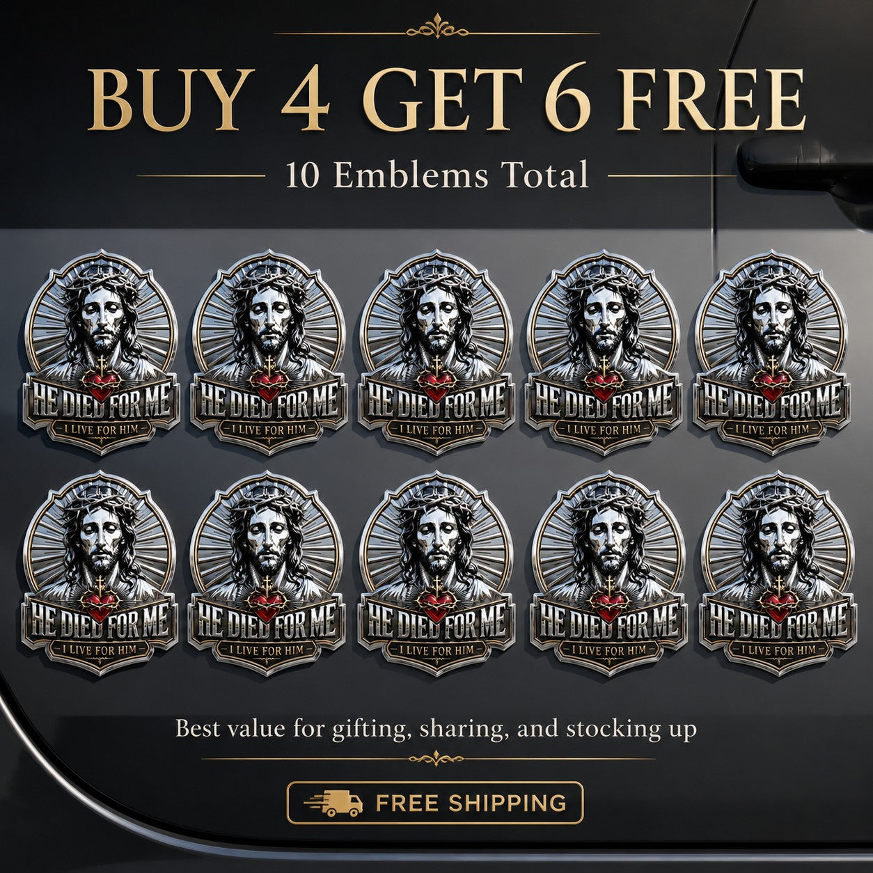 🔥Last Day 49% OFF🔥 -He Died For Me Emblem