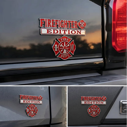 🚒Last Day Promo: 49% OFF 🎖️-Firefighter Edition Car Emblem Metal Badge
