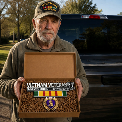 🎖️Last Day Promo:49% OFF - Vietnam Veteran Tribute Car Emblem Metal Badge