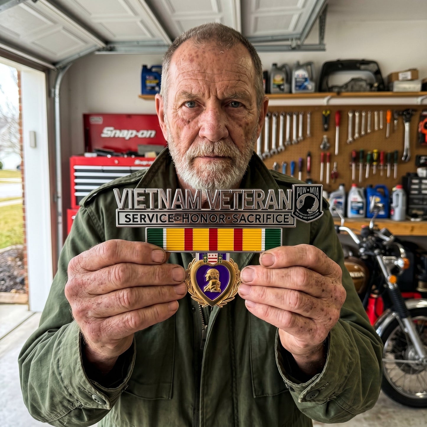 🎖️Last Day Promo:49% OFF - Vietnam Veteran Tribute Car Emblem Metal Badge