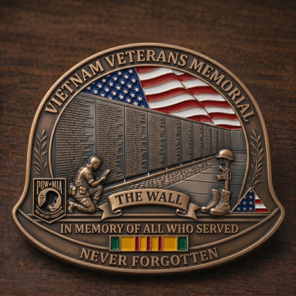 🇺🇸 Last Day Promo: 49% OFF 🎖️ -Vietnam Veteran M1 Helmet Tribute Commemorative Challenge Coin