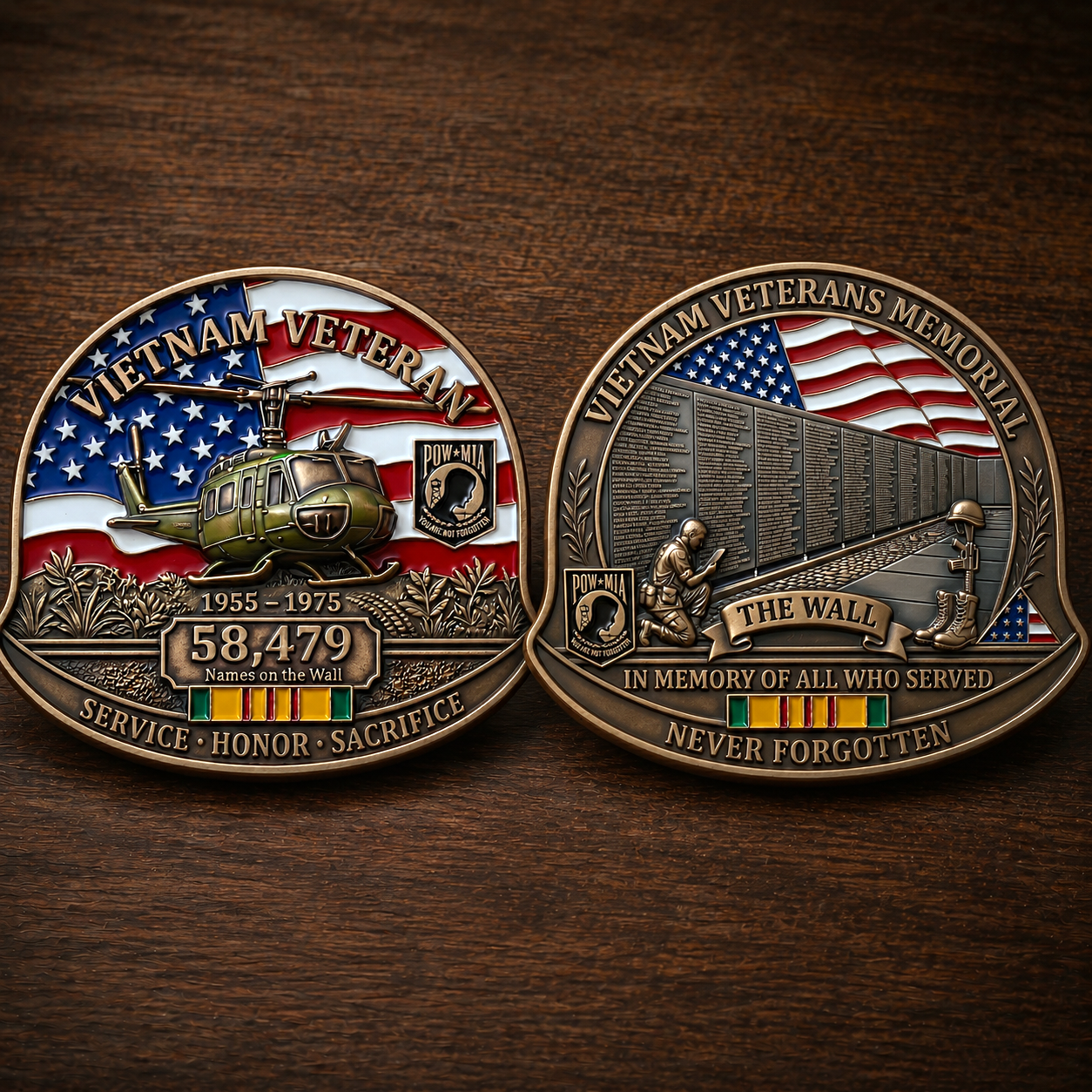 🇺🇸 Last Day Promo: 49% OFF 🎖️ -Vietnam Veteran M1 Helmet Tribute Commemorative Challenge Coin