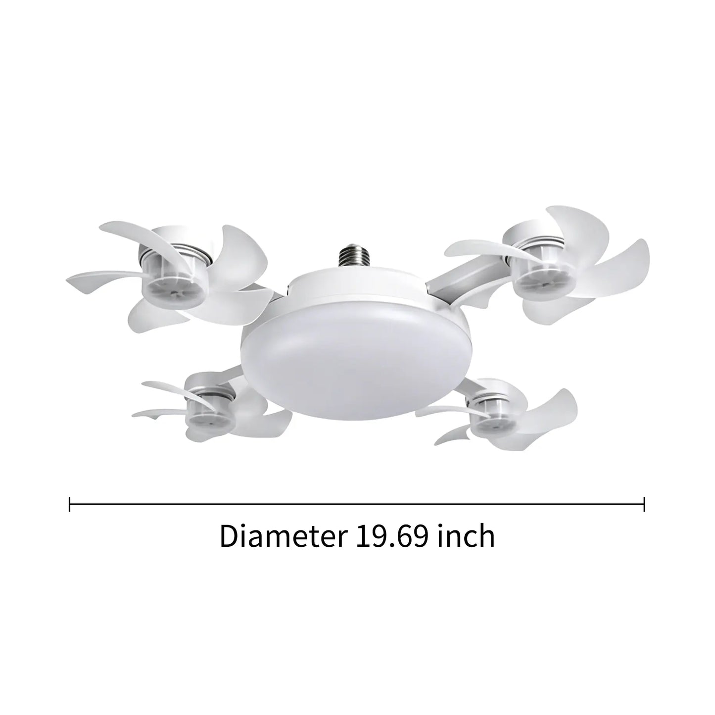 🔥Last Day 50%OFF💡2-in-1 Drone Fan Light-Silent LED Ceiling Fan with Remote