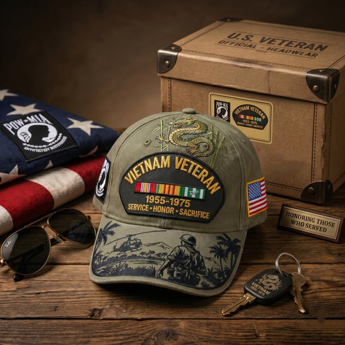 🇺🇸 Last Day Promo: 49% OFF 🎖️ - Vietnam Veteran Tribute Cap