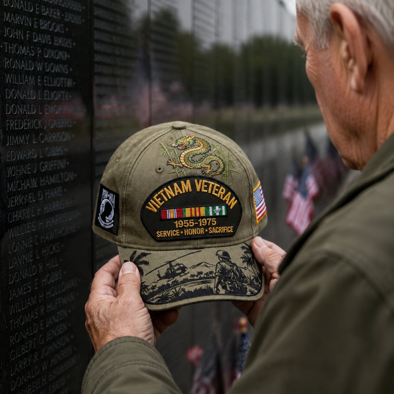 🇺🇸 Last Day Promo: 65% OFF 🎖️ - Vietnam Veteran Tribute Cap