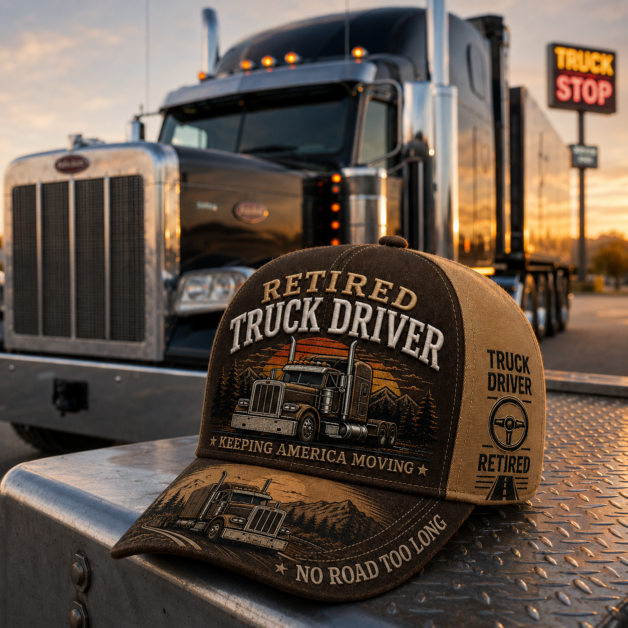 💥LAST DAY 65% OFF 🚛 RETIRED TRUCK DRIVER CAP