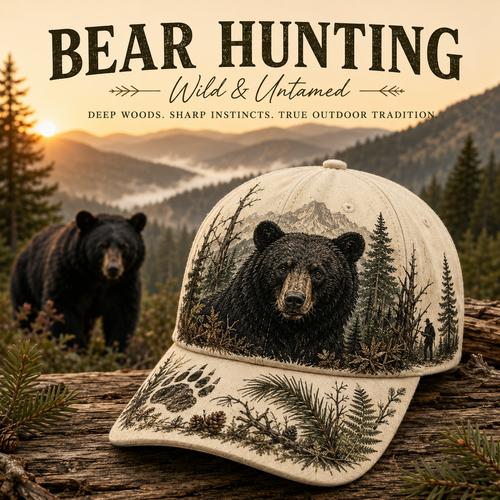🐻 BEAR HUNTING WILD & UNTAMED HAT