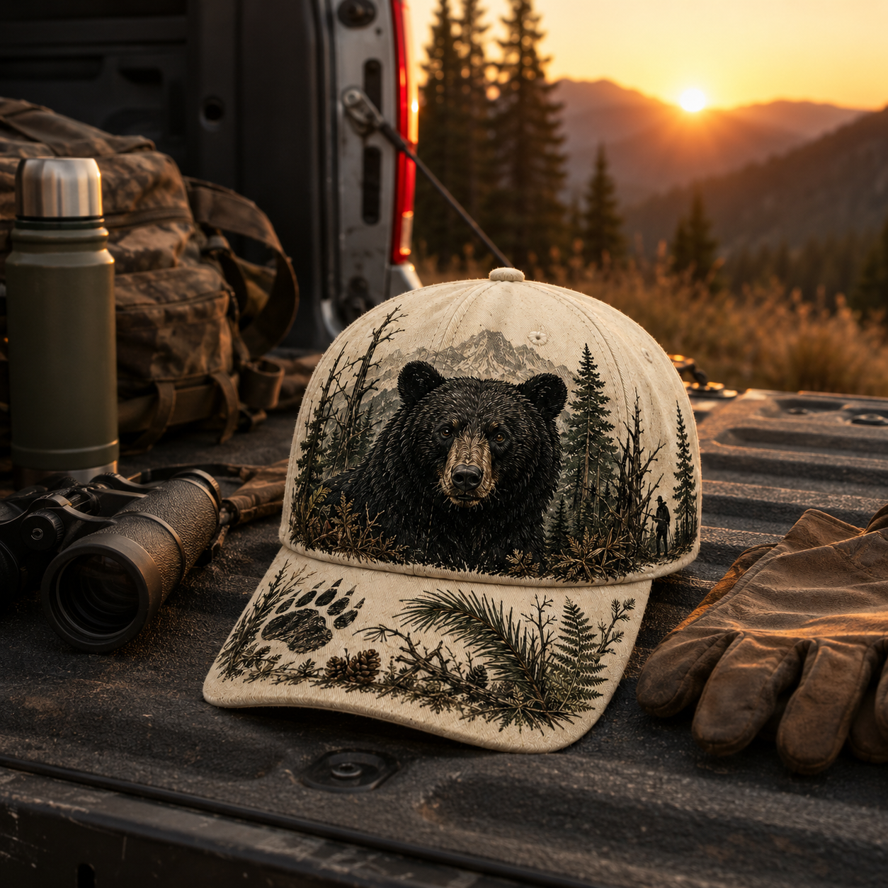 🐻 BEAR HUNTING WILD & UNTAMED HAT