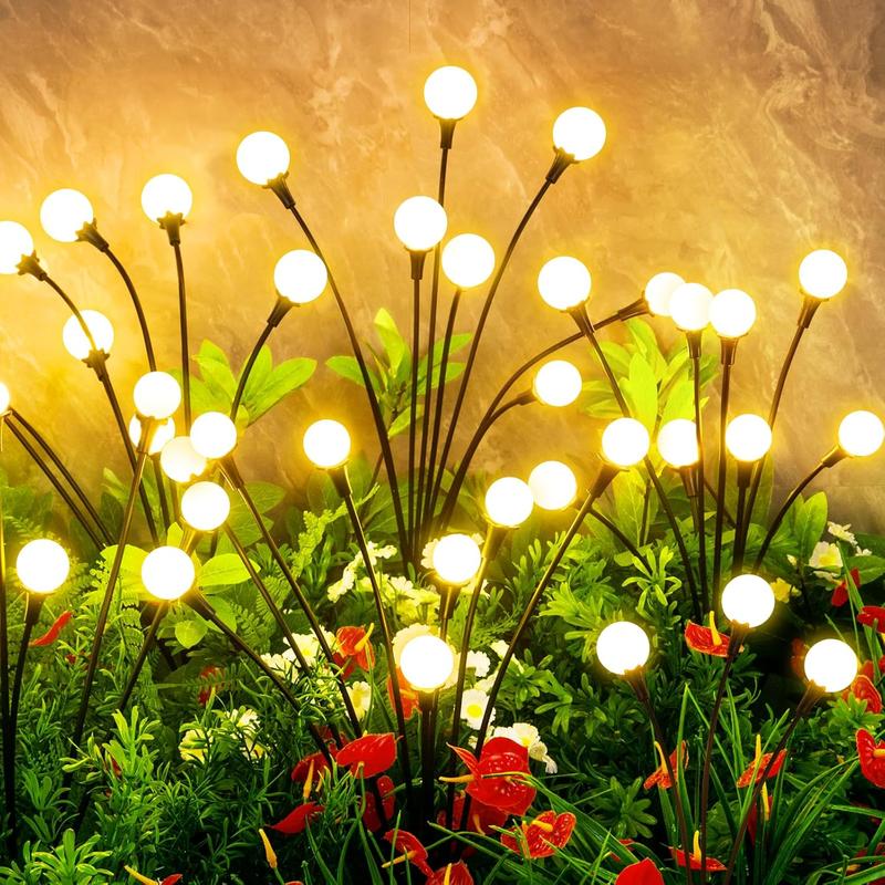 Outdoor Solar Firefly Garden Lights Waterproof 4/8 Pack