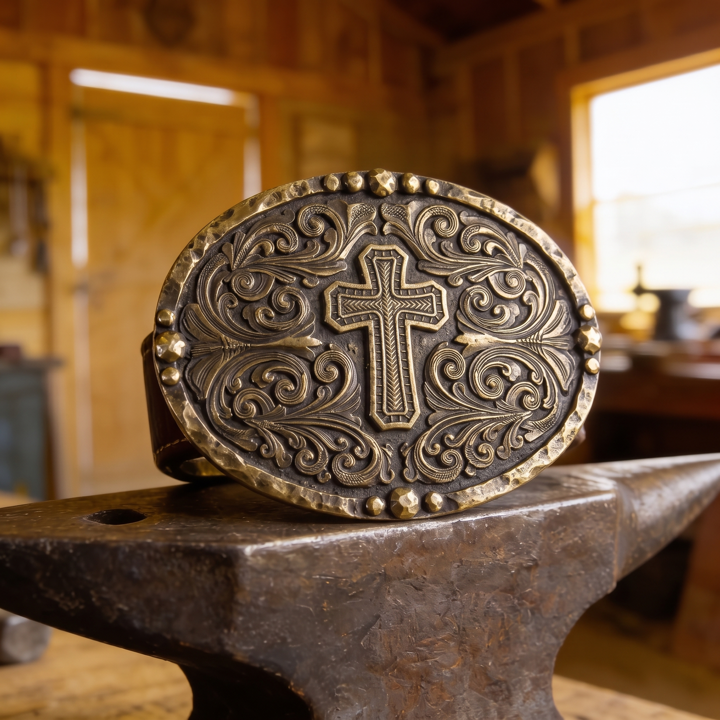 Christian Western Belt Buckle – A Symbol of Faith, Strength & Heritage