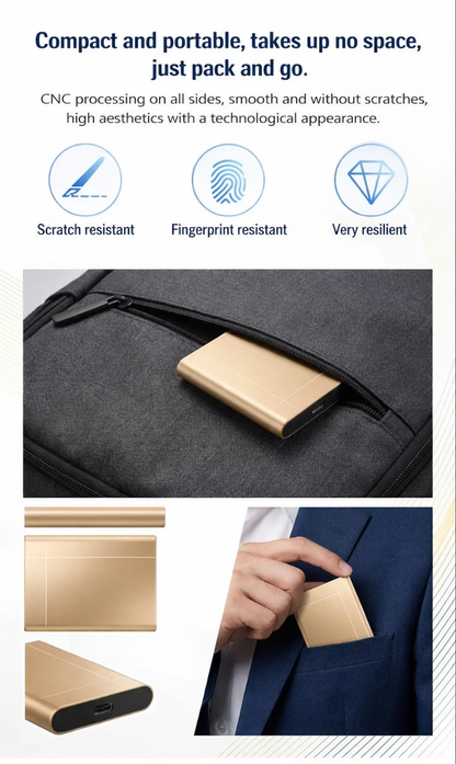 High-speed portable solid-state drives