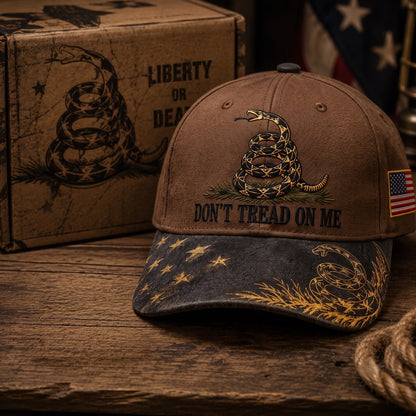 🇺🇸 Last Day Promo: 49% OFF - 🐍Gadsden Flag Don't Tread on Me Baseball Cap 🎁