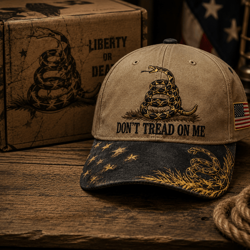 🇺🇸 Last Day Promo: 49% OFF - 🐍Gadsden Flag Don't Tread on Me Baseball Cap 🎁