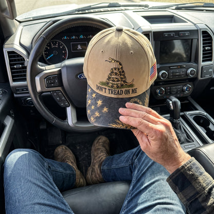 🇺🇸 Last Day Promo: 49% OFF - 🐍Gadsden Flag Don't Tread on Me Baseball Cap 🎁