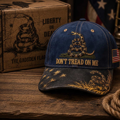 🇺🇸 Last Day Promo: 49% OFF - 🐍Gadsden Flag Don't Tread on Me Baseball Cap 🎁