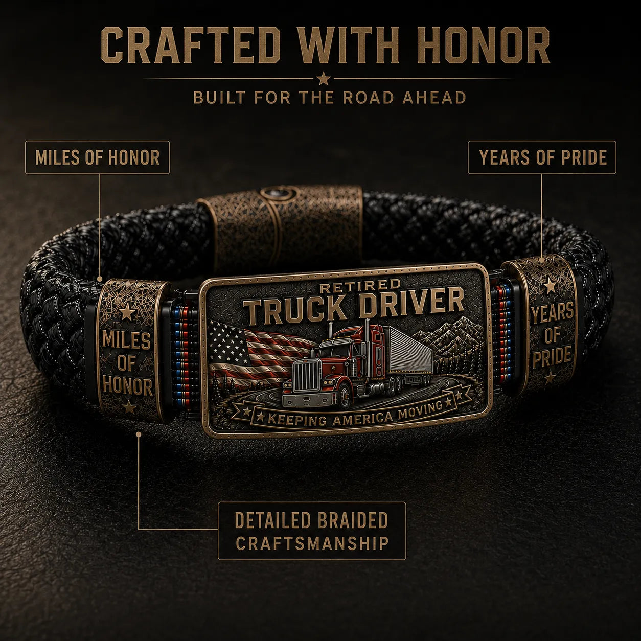 Retired Truck Driver Bracelet