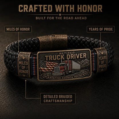 Retired Truck Driver Bracelet