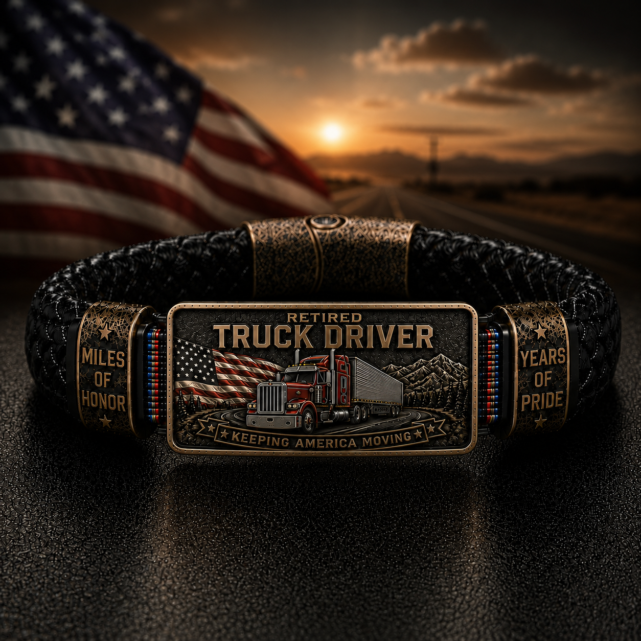 Retired Truck Driver Bracelet