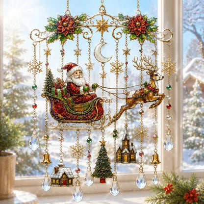 🔥Last Day 49% OFF - Handmade Christmas Stained Window Hanging