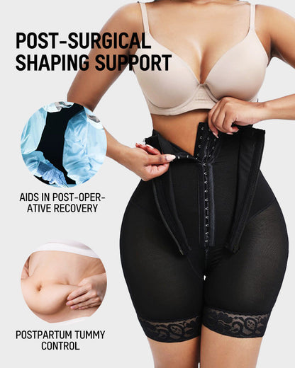 Double Compression High Waist Shaping Shorts