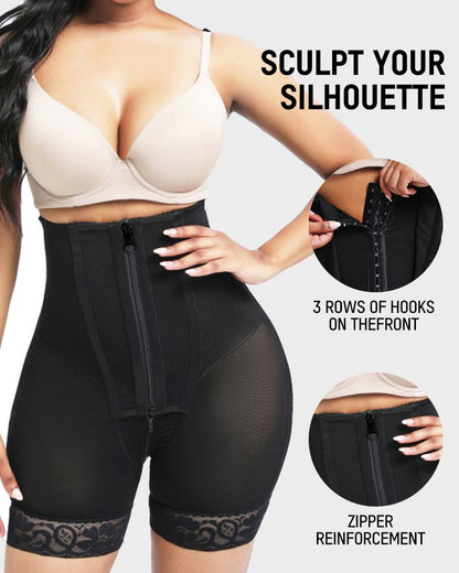 Double Compression High Waist Shaping Shorts