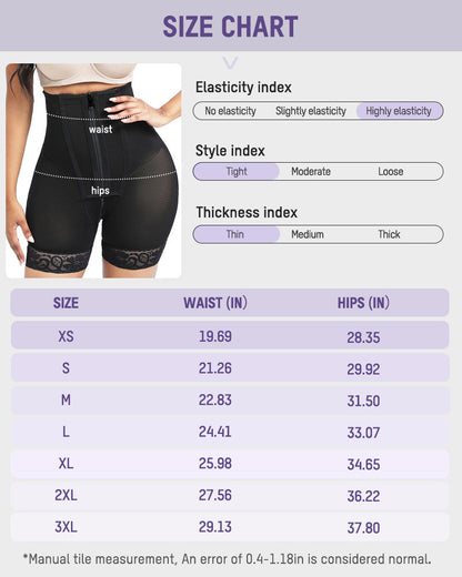 Double Compression High Waist Shaping Shorts
