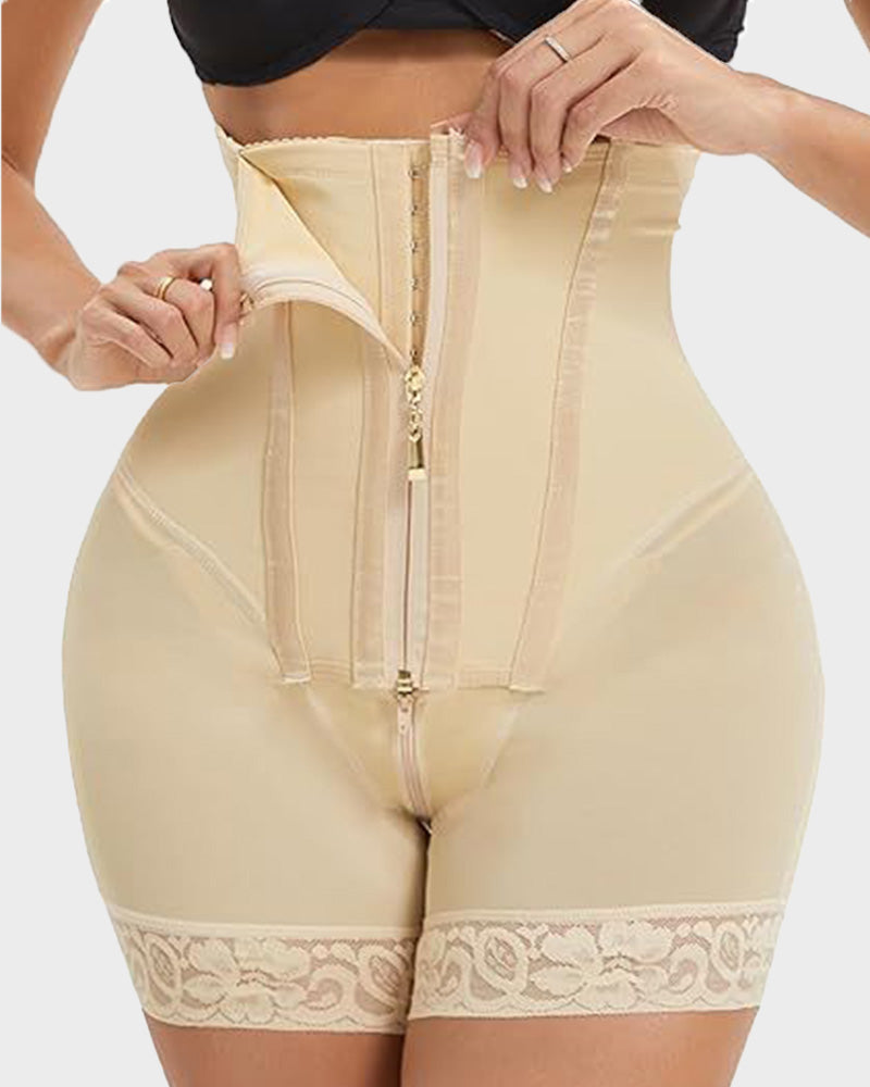 Double Compression High Waist Shaping Shorts