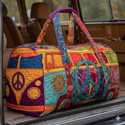 🔥LAST DAY 50% OFF-Hippie Van Quilted Duffle Bag✨